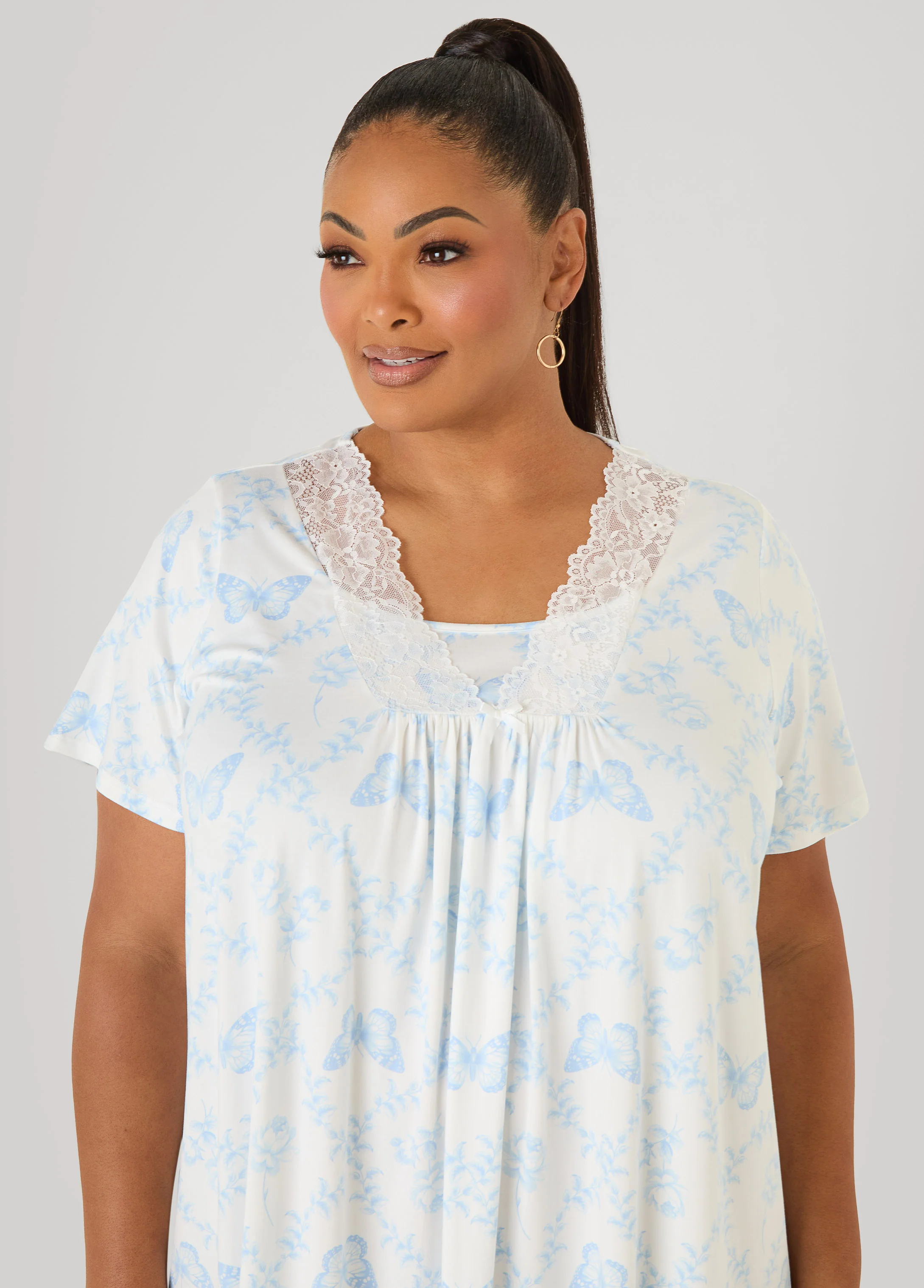 Moon To Noon Butterfly Sleep Dress - Image 4